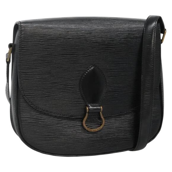LOUIS VUITTON Epi Saint Cloud GM Shoulder Bag Black Noir M52192 - Picture 1 of 16